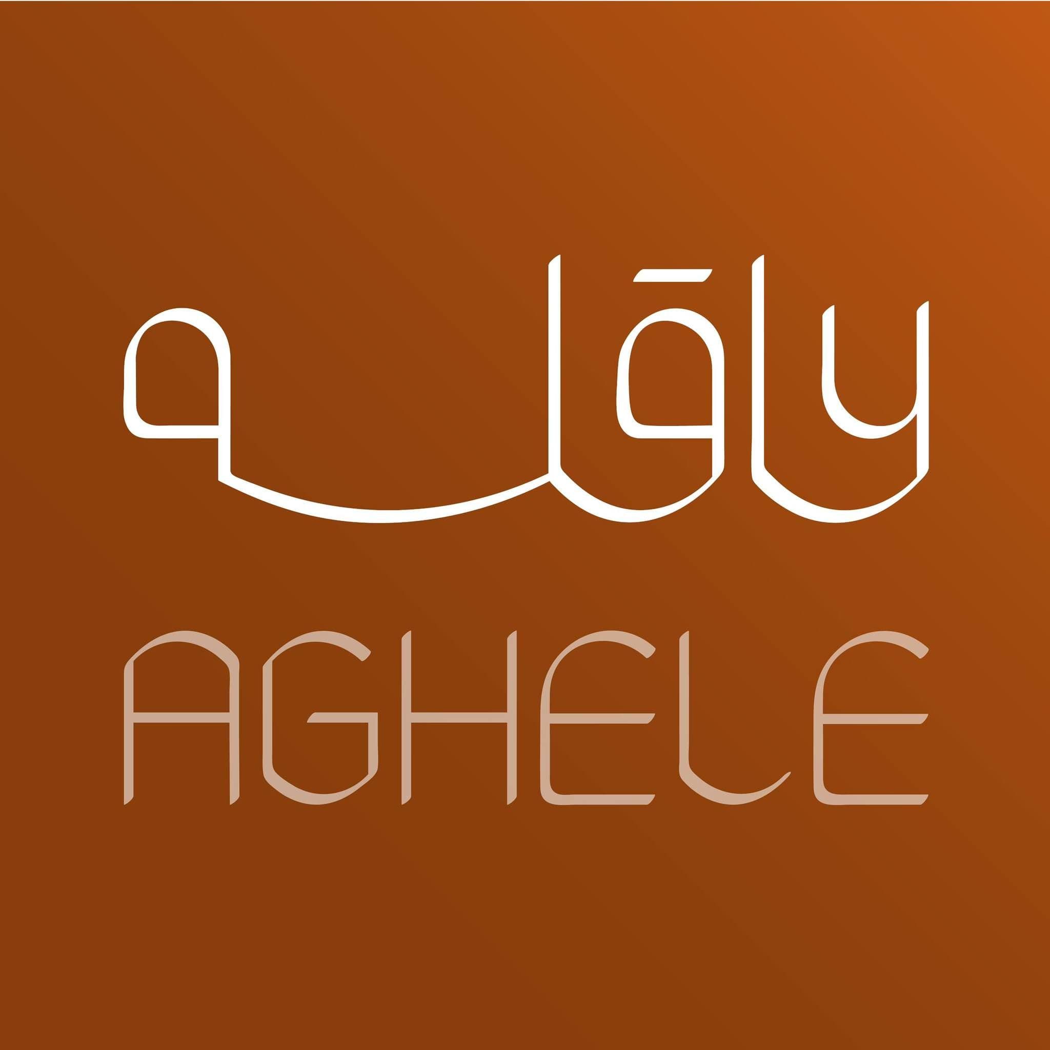 Aghele Saffron color logo