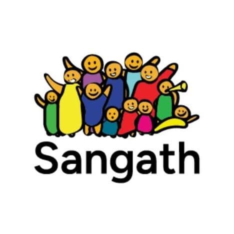 Sangath India color logo