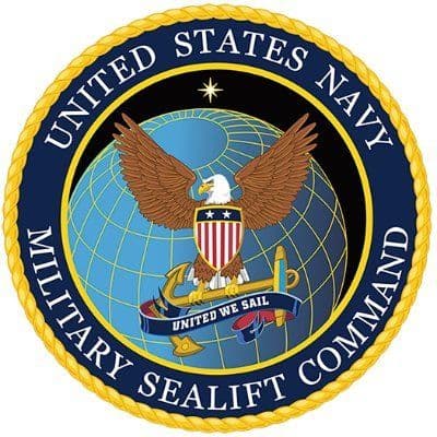 U.S. Navy's Military Sealift Command color logo