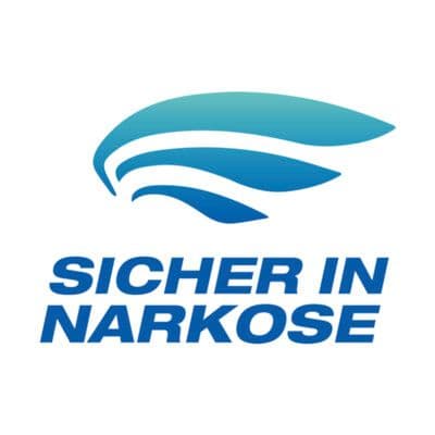 Sicher in Narkose color logo