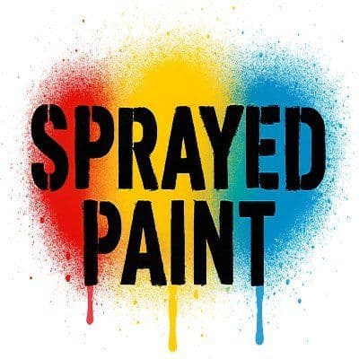 Sprayed Paint Graffiti Art Collection color logo