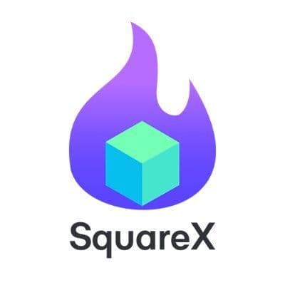 SquareX color logo