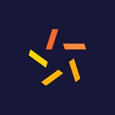 Stamped color logo
