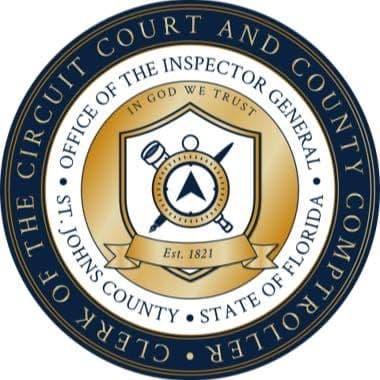 St. Johns County Clerk of the Circuit Court and County Comptroller color logo
