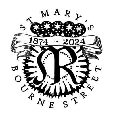 St Mary's Bourne St color logo