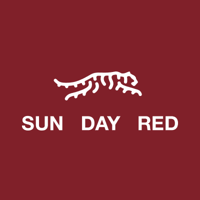 SUN DAY RED color logo
