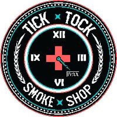 Tick Tock Smoke Shop color logo