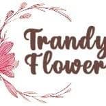 Trandy Flowers color logo
