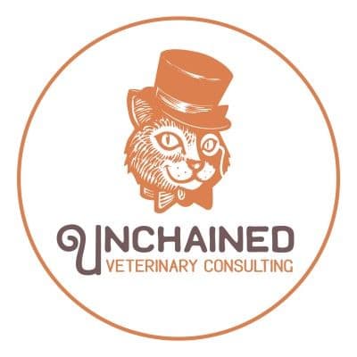 Unchained Veterinary Consulting color logo