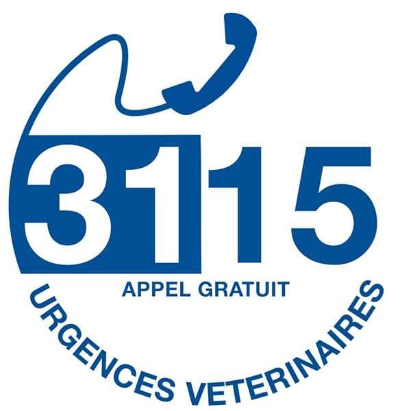 3115 Urgences VETERINAIRES color logo