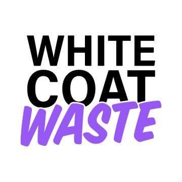 White Coat Waste color logo