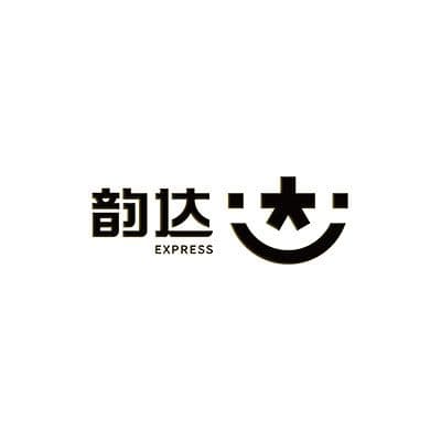 韵达快递 color logo