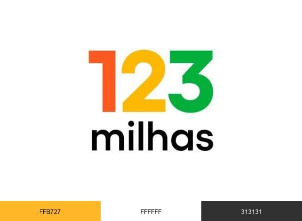 123Milhas brand color palette