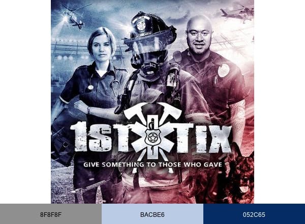 1stTix brand color palette