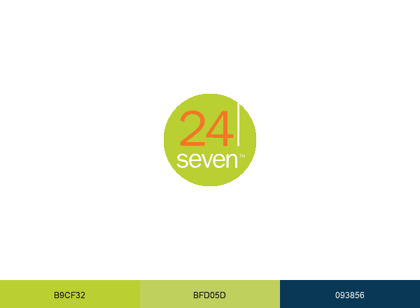 24 Seven Talent brand color palette
