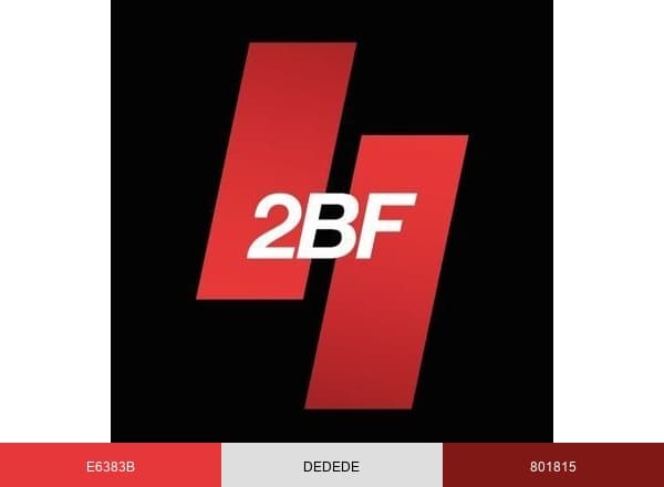 2B FOUND Let's Sport brand color palette