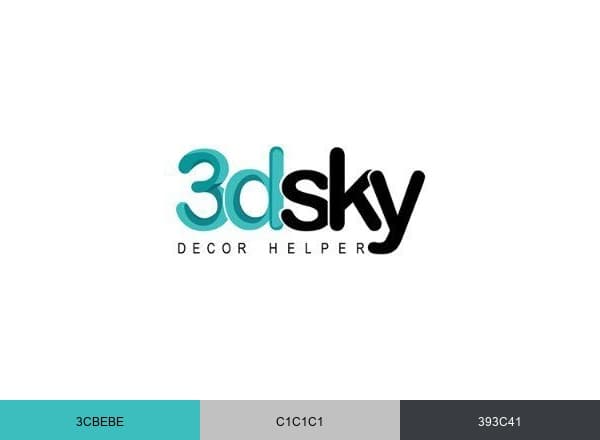 3DSKY DECOR HELPER brand color palette