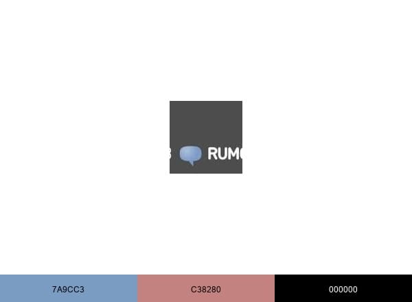 43Rumors brand color palette