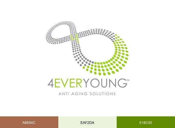 4Ever Young Anti-Aging Solutions brand color palette