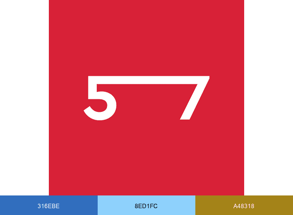 57Hours brand color palette