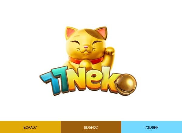 77NEKO brand color palette