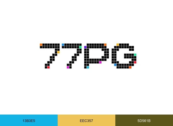 77PG brand color palette