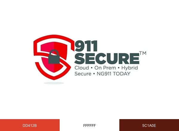 911 Secure brand color palette