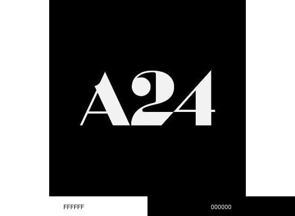A24 brand color palette