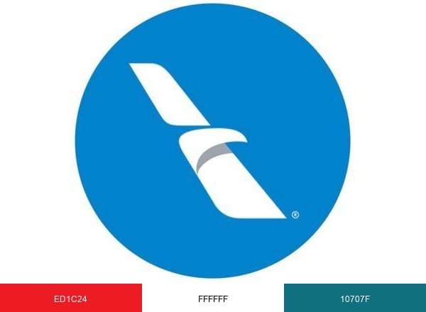 American Airlines Federal Credit Union brand color palette