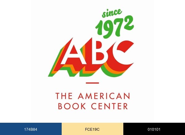 The American Book Center brand color palette