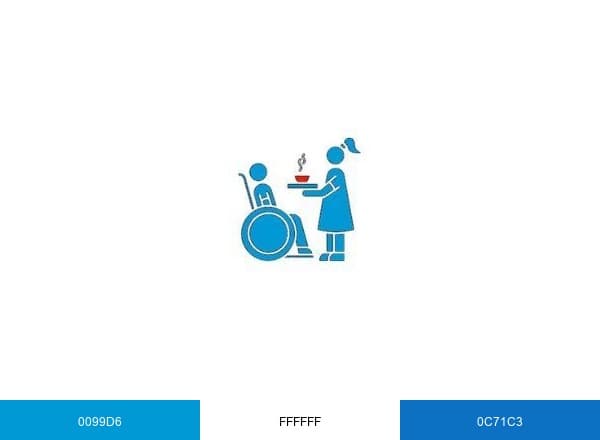 ABC Home Health Care Services brand color palette