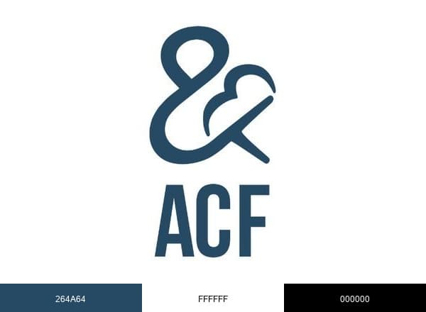 ACF brand color palette