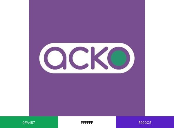 Acko brand color palette