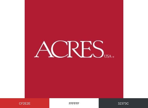 Acres U.S.A. brand color palette