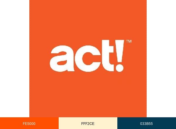 Act! brand color palette