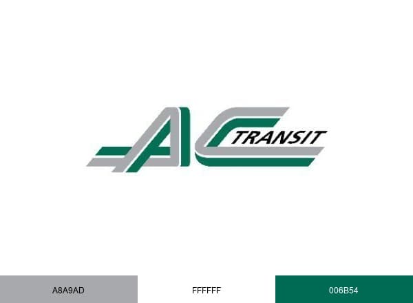 AC Transit brand color palette