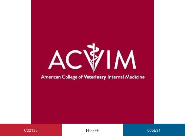 American College of Veterinary Internal Medicine brand color palette
