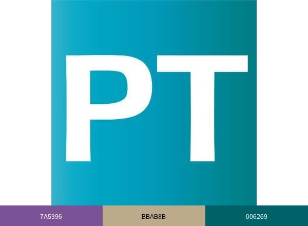PTandMe brand color palette