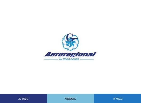 Aeroregional brand color palette