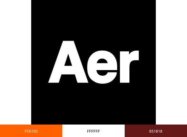 Aer brand color palette