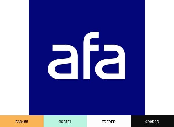 Afa Försäkring brand color palette
