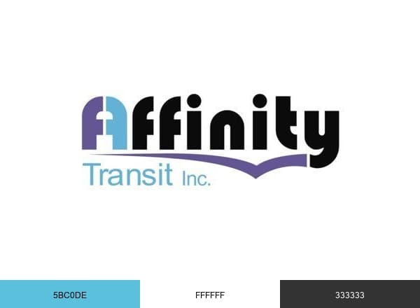 Affinity Transit brand color palette