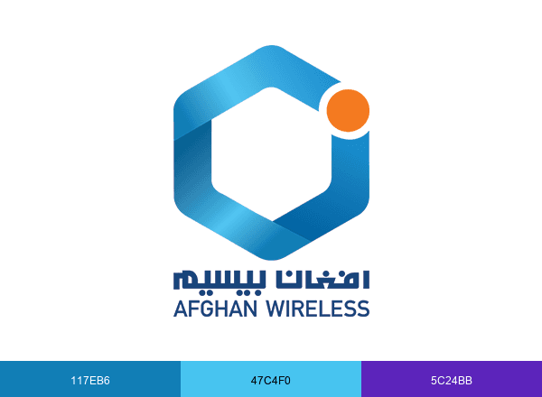 Afghan Wireless brand color palette