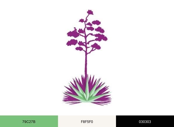 Agave Environmental Contracting brand color palette
