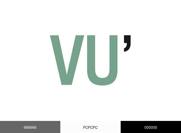 Agence VU' brand color palette