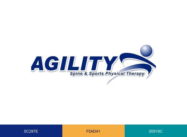 Agility Spine and Sports Physical Therapy brand color palette