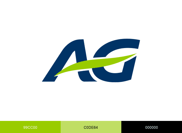 AG Insurance brand color palette