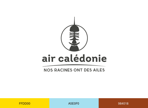 Air Calédonie brand color palette