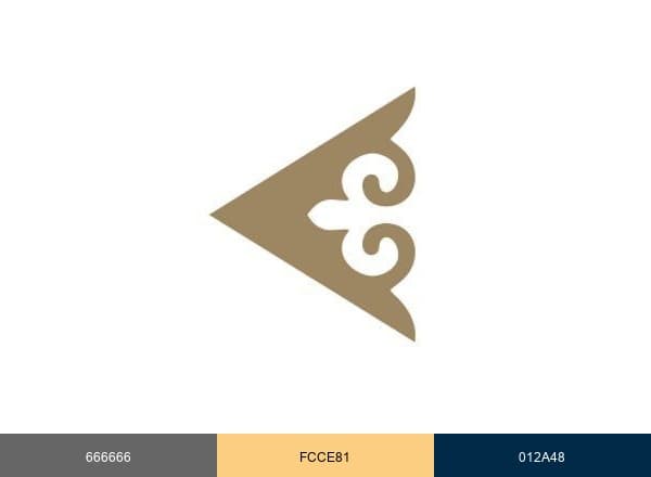 Air Astana brand color palette