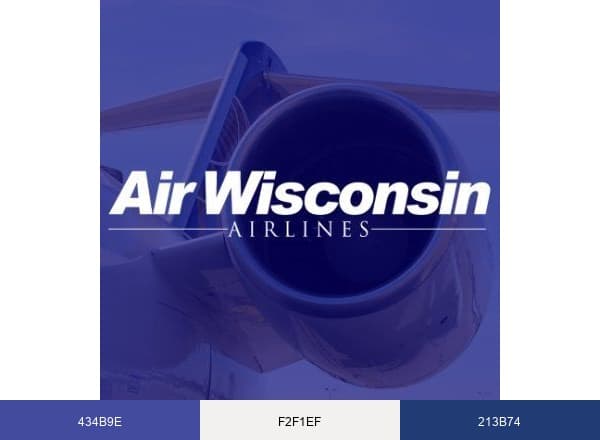 Air Wisconsin Airlines brand color palette